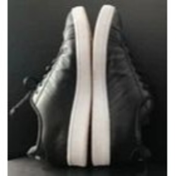 Adidas. Grand Court Base. EE7482 Women's Black Tennis Shoes. Size 9. Old Laces. - Picture 8 of 9
